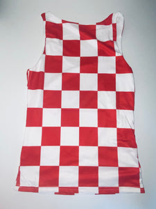 Back Red and White Checkered Tank 