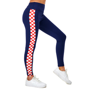 croatia checkered leggings croatian pants