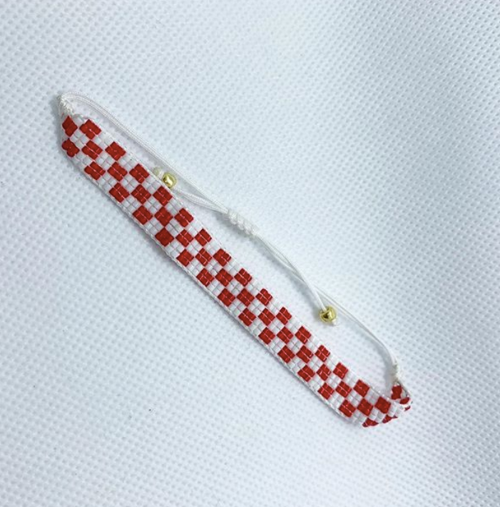 Croatia Checkered Handmade Bracelet