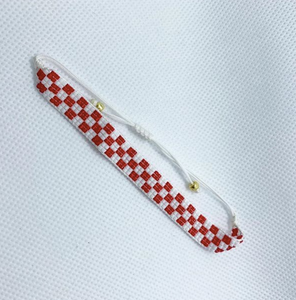 Croatia Checkered Handmade Bracelet
